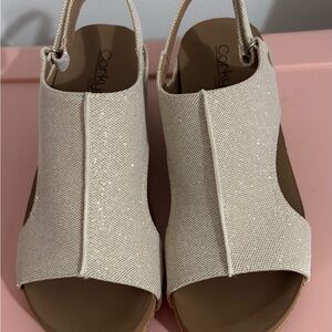 Corkys Women's Cream Sandals